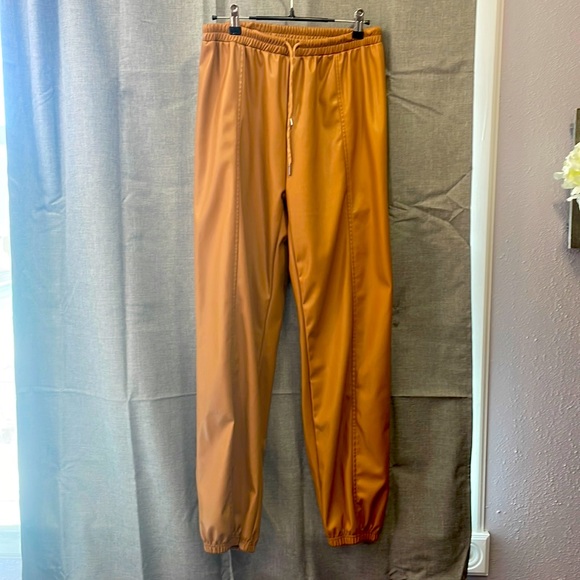 #38 Faux Leather Shein Pants - Picture 1 of 5
